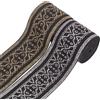 BENECREAT Elastico Largo in Nylon Floreale Piatto da 3.7m in 2 Colori, Nastro Elastico Elastico, Elastico in Elastan Colorimisti per La Decorazione di Tende, Abbigliamento， 1.7mm di Spessore