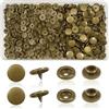 TOAOB THE ONE AND ONLY BABY TOAOB 150 Insiemi Bronzo Antico Bottoni Automatici a Pressione T5 12mm | Bottoni a Pressione in Plastica, per Antivento per Zanzariere Abbigliamento Cucire Scrapbooking Fai Da Te