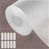 Yafe Fodera per armadio da cucina, 30 x 500 cm, rivestimento trasparente in EVA, non adesivo, impermeabile, lavabile, con 50 pezzi nastro biadesivo per cassetti, armadietti e scarpiere