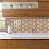 DOTBUY-SHOP Adesivi Piastrelle per Cucina, Sticker Piastrelle Bagno Esagono 27x27cm Adesivi Parete Impermeabile Autoadesivo Sticker Parete per Fai da Te, Decorazione (Tavola di legno,20 Pezzi)