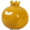 Generic Vaso in ceramica a forma di melograno, vaso di fiori a forma di frutta, per casa, matrimonio, ufficio, colore giallo