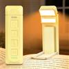 Gritin Gen 3 Luce per Lettura Libri a Letto-2 Sorgenti Luminose, 5 Colori | 14 LED Full Spettro per Occhi,5 Luminosità,3 Modi Luce,650mAh Lunga Durata,Ricaricabile Lampada a Lettori-Giallo Crema