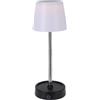 Spetebo Lampada a LED Touch a batteria, regolabile in altezza, altezza 12-30 x 10 cm, lampada da tavolo in plastica, luce bianca calda, con supporto telescopico, luce d'atmosfera, lampada da comodino, lampada
