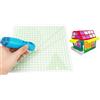 Cuifati Tappetino in Silicone per Penna per Stampa 3D, Tappetino per Penna 3D Trasparente 8,7 X 8,7 Pollici, Silicone Flessibile Resistente Al Calore su Due Lati, Accessori per Penna 3D, Tappetino per Modelli