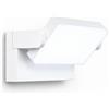 ledmo 60 W LED applique da parete per esterni, bianco 5000 lm, lampada interna impermeabile IP65 5000 K, proiettore esterno a LED con pannello girevole a 360° per terrazza ingresso giardino garage