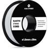 Kamu Synber Filo Elastico 1.5mm x 20m Corda Elastica Cordoncino Elastico Cordino Elastico