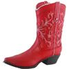 Comgooldool Vaso rustico artigianale a forma di stivale da cowboy, | , Artificiale, Rustico, Artigianale Cowboy Boot Vaso Per Fiori Occidentali, Per Centrotavola, Mensola, Rosso, Resina