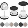 mioule Set copripiumino da 6 pezzi, con clip per copripiumino, chiusura trapuntata, clip per copertura (nero)