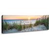 Visario Quadro su Tela 120x40 cm 5760 Dune Mare Spiaggia Costa Natura Paesaggio Pronto da Appendere Telaio in Legno Quadri Soggiorno Camera da Letto Ufficio Decorazione Motivo 5760