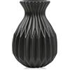 Godneei Vaso di Plastica Vasi Infrangibili per Erba di Pampa Fiori Secchi | Vasi Di Fiori Copri con fodera impermeabile. Ideali per piante da interno o come organizer, senza perdite d'acqua.
