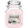Yankee Candle Home Inspiration - Candela profumata Marshmallow Snowflakes, 340 g