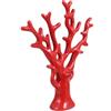 Mikinona Decorazione Albero in Ceramica Rossa Stile Nordico per Casa | Superficie Liscia, Scelta Regalo Decorativa, Atmosfera Calda e Romantica, per Foto e Allestimenti