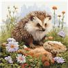 cukol cukol Kit Punto Croce da Ricamare Prestampato Completo, 11CT 40x40 cm | Quadro Riccio Animali, Schemi Facili per Principianti, Set Ricamo ha Aspetto Raffinato per Decorazioni Parete, Hobby Creativi