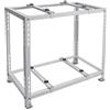 UlpyO Staffa di supporto per condizionatore d'aria, staffa di montaggio a terra per supporto da pavimento a doppio livello per unità di condizionamento mini split, supporto per condensatore in acciaio zinc