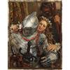 ZIMARO Quadri su tela Posters stampa su tela Pittura ad olio Adolph Von Menzel un cavaliere con la sua dama per la decorazione della parete 60x90cm