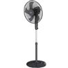 BLACK+DECKER - ventilatore a piantana 45 W | 3 velocità | oscillazione | 5 pale 40 cm | inclinazione manuale | altezza 108-132 cm | maniglia | griglia rimovibile | nero