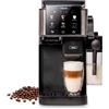 Nilson Life Macchina da Caffè Semiautomatica con Macinacaffè, Serbatoio per il Latte per Cappuccini e Latte Macchiato Cremosi, 1400 W, 15 bar, Comandi Touch, 7 Programmi