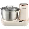 VEVOR Impastatrice Elettrica con Funzione di Fermentazione 5 Litri da Casa | Pentola Ideale per Impasto di Pizza, Pane, Pasta, Ciotola in Acciaio Inox 304, Antiaderente, con Timer, Pannello Controllo