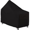 Cozzka Kamado CO-BGC-001 - Copertura per barbecue in ceramica, 152,4 cm, resistente, grande, verde uovo, colore: nero
