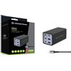 ‎Conceptronic Conceptronic Caricatore USB PD 3.1 a 6 Porte, 200 W, con Cavo di Ricarica USB-C,