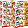 MENDOSA 8X Confezione per Kinder Sorpresa Natoons - Set di 3 Uova di Cioccolato al Latte con Sorpresa, Ogni Uovo Contiene un Gioco Unico, Ottimo per Merenda,8 Confezioni da 60 gr