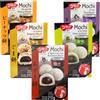 Generico 5 X Mochi Biyori 210g Mix - Gusto Arachidi (Peanuts), Azuki Rossi (Red Beans), Tè Verde (Green Tea), Sesamo & Taro - Snack Dessert Dolce in Stile Giapponese con Ripieno Cremoso