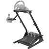 ORTOSUD Supporto per Volante da Corsa Pieghevole, Compatibile Logitech G25 G27 G29 G920 G923, Thrustmaster T248 T300RS T300GT TS-PC TSXW, Volante, Cambio e Pedali NON Inclusi