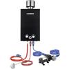 CAMPLUX Scaldabagno a Gas Istantaneo con Pompa dell'acqua e Filtro, 10 Litri, GPL, 50mbar, BW264BCP120-DE