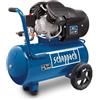 Scheppach Compressore ad aria compressa HC500, potenza 2200 W, caldaia da 50 l, pressione 10 bar, potenza di aspirazione 371 l/min, riduttore di pressione, lubrificato ad olio, doppio cilindro