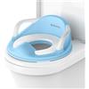 Kidiyana Copriwater per bambini, per bambini, con imbottitura morbida e rimovibile, riduttore per WC antiscivolo e stabile, forma ergonomica per un allenamento confortevole, 1-5 anni