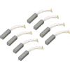 PATIKIL 20mmx6mmx6mm,Carbonio Spazzola, Spazzola di Carbone di Ricambio,10pz Alimentazione Utensile Sostituzione Riparazione Parte Carboncini Motore Elettrico per Elettrico Motore
