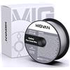 MIGVAN Filo per Saldatura 0,8mm E71T-GS, Filo animato senza gas MIG per acciaio dolce, Bobina 1kg, Filo flux core per saldatrici MIG