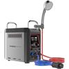 CAMPLUX Nano 3 Lt Scaldabagno a Gas Portatile con Pompa dell'acqua, GPL, 50mbar, 12V, per Doccia Esterna, Campeggio, Nano 3 Pro-DE