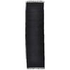 THEKO | Tappeto Dhurry in 100% cotone a tessitura piatta Tappeto Happy Cotton | Tessuto a mano | Colore: nero | 70x250 cm