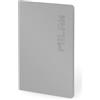 MILAN® Quaderno A5 incollato, carta a quadretti, 48 fogli da 95 g/m², collezione Shadow grigio