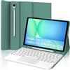 JADEMALL Tastiera con Touchpad per Samsung Tab S10 Lite 10.9/S10 FE 10.9 2025 | Italiano QWERTY Tastiera Bluetooth Magnetica Staccabile con Trackpad per Galaxy Tab S10 Lite 10.9/S10 FE 10.9, Verde Scuro