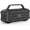 TOMPROAD Altoparlante Bluetooth portatile 120 W di picco 80 W altoparlanti wireless, associazione TWS, bassi profondi,altoparlante Hi-Fi, impermeabile IPX6, DSP Sound Boombox per esterni, campeggio (Nero)