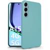 N NEWTOP Cover Compatibile per Samsung Galaxy A15 4G - 5G, Custodia TPU SOFT Gel Silicone Ultra Sottile Flessibile Case Posteriore Protezione Fotocamera Anti Urto Guscio Scocca Colorato Thin (Azzurro)