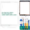 SRJTEK per iPad 9a generazione Touch Screen per iPad 9 A2602 Sostituzione dello schermo per iPad 10.2 2021 Digitizer A2603 A2604 A2605 Pannello sensore in vetro (con pulsante Home) (bianco)