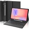 JADEMALL Tastiera con Touchpad per Samsung Tab S10 Lite 10.9/S10 FE 10.9 2025 | Italiano QWERTY Tastiera Bluetooth Magnetica Staccabile con Trackpad per Galaxy Tab S10 Lite/S10 FE 10.9 2025, Nero