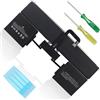 JIMACRO Batteria A2669 A2681 Compatibile con MacBook AIR 13 M2 2022 A2681 661-26150 MLY23LL/A MLXX3LL/A MLXW3LL/A MLXY3LL/A MLY03LL/A MLY43LL/A MLY33LL/A MLY13LL/A Series(11.54V 52.6Wh)