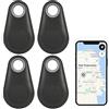 TOTMOX 4X Smart Tracker Key Finder Localizzatore Bluetooth senza fili Sensore di allarme anti-perso Telecomando per bambini Localizzazione Chiavi del telefono Portafogli Ricerca articoli per bagagli