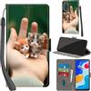 PHINIENLAND Cover per Xiaomi Redmi Note 11 / 11S custodia portafoglio Gatto | 3 scomparti carte, 1 tasca banconote, Chiusura magnetica, Supporto, Pelle PU flip cover per Redmi Note 11