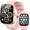Matast Smartwatch da donna, 1,91 HD, chiamate Bluetooth, SpO2, IP68, sonno | Smartwatch sportivo con 110+ modalità, cardiofrequenzimetro, 200+ quadranti, braccialetto di attività, musica