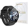 iVoler 4 Pezzi Vetro Temperato per Suunto Run 2 / Race S/Suunto 9 Peak 43mm / 9 Peak Pro, Pellicola Protettiva Protezione Schermo Anti Graffio, Durezza 9H, Anti-Impronte, HD Chiaro, Senza Bolle