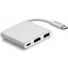 METRONIC Adattatore USB-C 3 in 1 METRONIC, HDMI 4K, USB tipo A, 100 W, compatto e leggero - 395296