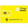 Things Mobile SIM Card per INSURTECH - Things Mobile - con copertura globale e rete multi-operatore GSM/2G/3G/4G LTE, senza costi fissi, senza scadenza e tariffe competitive con 10€ di credito incluso