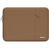 MOSISO 14 pollici Custodia PC Computer Compatibile con HP Lenovo ASUS Acer | 14 pollici Borsa PC per HP Stream, Dell Latitude, Lenovo IdeaPad, Poliestere Manica Verticale con Tasca, Moka