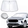 CDEFG Compatibile con Ford Kuga 3 MK3 2020-2023 2024 Parasole per la Parabrezza Anteriore, Ripiegabile per Evitare i Raggi del Sole, Protettore Contro i Raggi UV Auto Interni Kuga 3 ST-Line Accessori