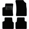 QUEMAR Tappetini Auto per Citroen C3 Aircross I, Bordo Antracite, 0 Ricami | 2017-2024 / Kit Tappeti Moquette e Gomma su Misura / Set 2 Anteriori + 2 Posteriori / Ricami e Colori Personalizzati